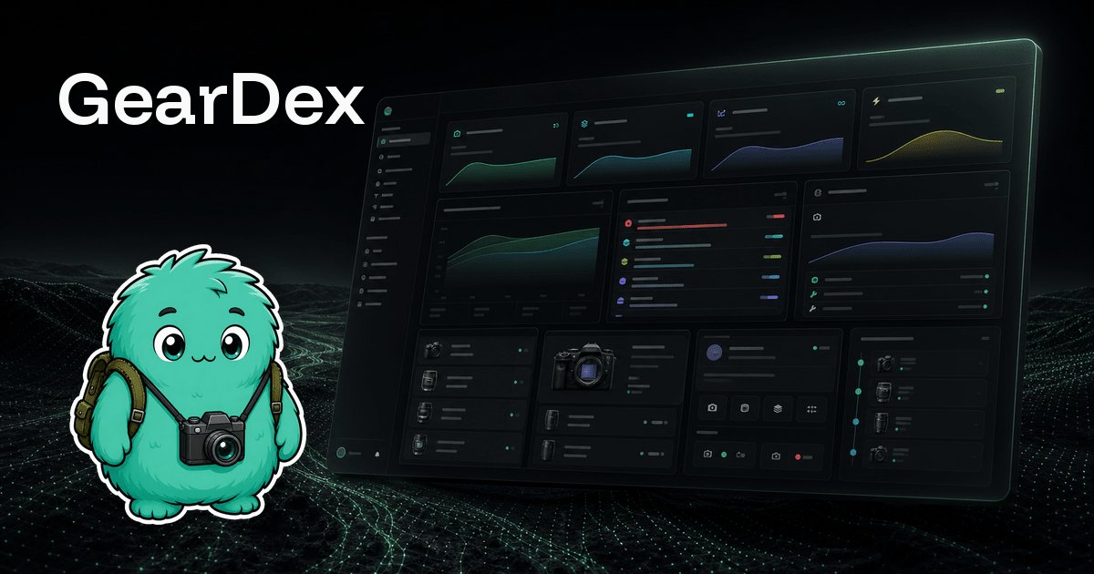 GearDex product screenshot 1