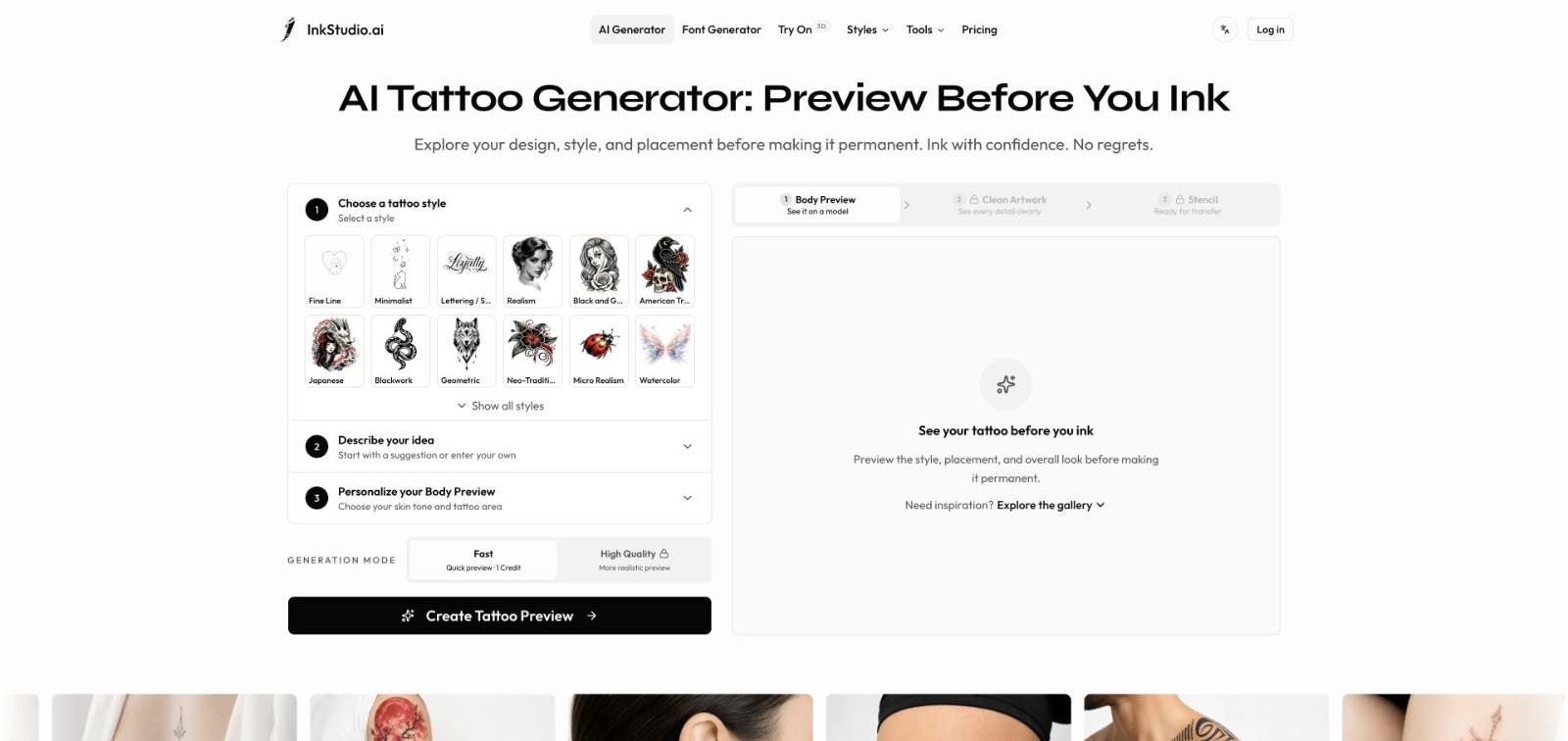 InkStudio.ai product screenshot 1