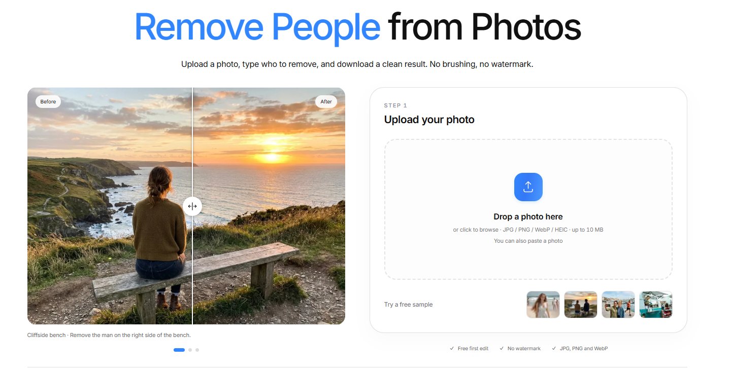 Remove People from Photos product screenshot 1