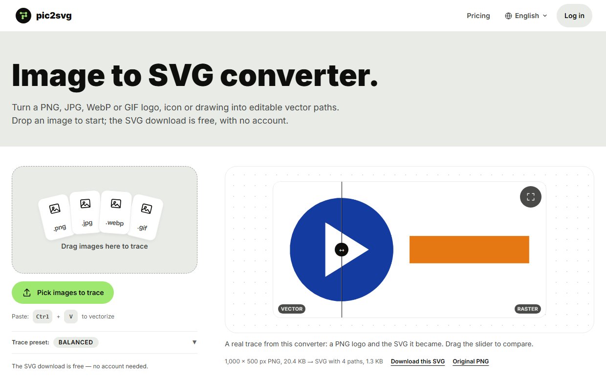 Pic2SVG product screenshot 1