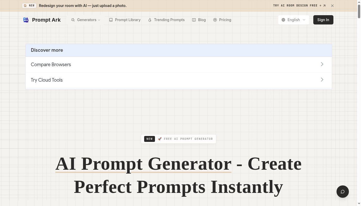 Prompt Ark product screenshot 1