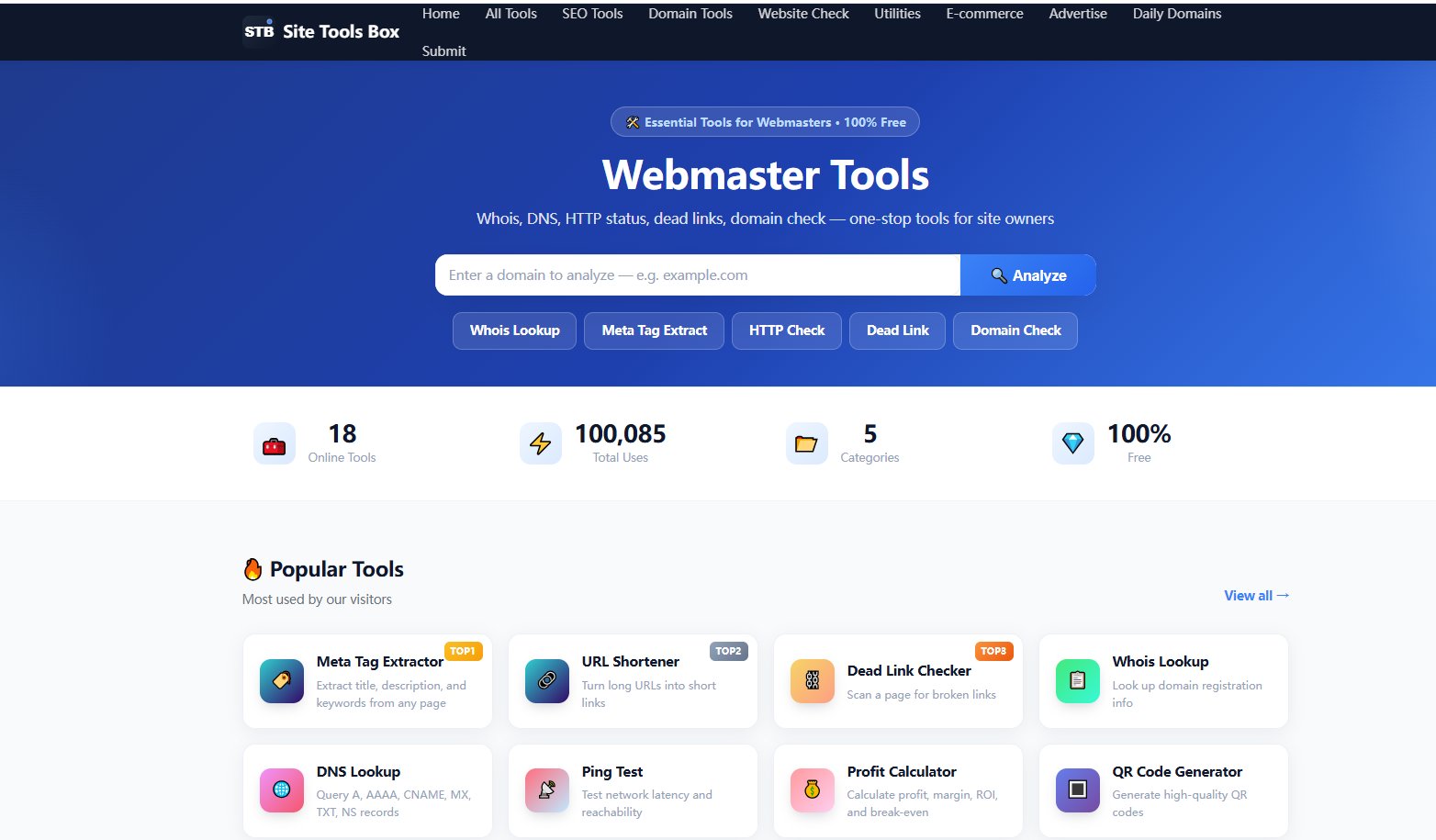 Site Tools Box product screenshot 1